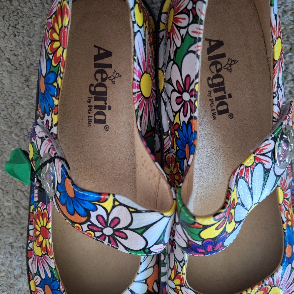 Alegria Floral Womens Dress Shoes - Picture 4 of 5